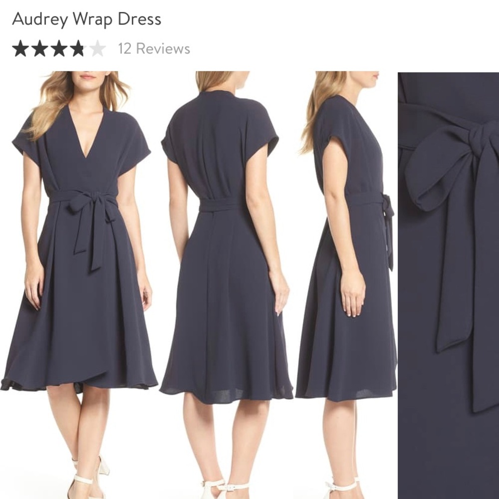Gal Meets Glam wrap dress, new w/tags